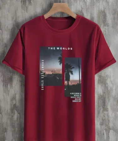 printed-men-s-tshirt-new-casual-tee.jpg , imagecaption=Printed men's casual t‑shirt with vibrant print – perfect for everyday wear ,