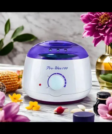 Pro Wax 100 compact wax heater for home hair removal, sleek design, fast heating