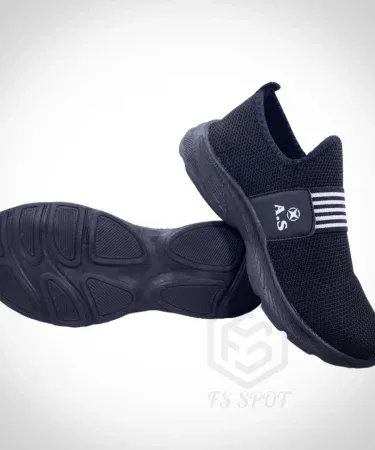 Men’s canvas slip‑on loafers – black, grey, and blue colors – lightweight breathable casual shoes for men and boys