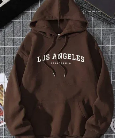 Cool printed hoodie for men with graphic design, adjustable hood and front pocket, imagecaption=Stylish cool printed men's hoodie – perfect for casual wear,