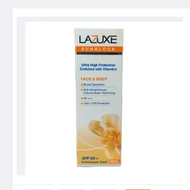Lazuxe Sunblock Cream SPF 50 – UV Protection, Whitening & Brightening Face Sunscreen 30ml / 40ml bottle