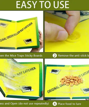 Abu Turab 3‑pack mouse trap glue board sticky adhesive rat trap – Khareedo