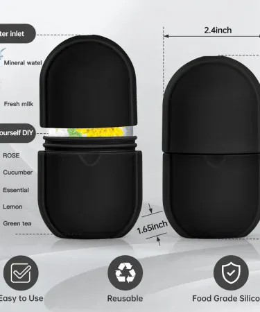 Abu Turab (أبو تراب) Beauty Ice Roller – reusable silicone face and eye massager for glowing skin, pore tightening and puffiness reduction