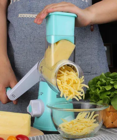 Abu Turab tabletop drum cutter 3‑in‑1 chopper slicer shredder, imagecaption=Abu Turab (أبو تراب) 1 PCS Tabletop Drum Cutter – versatile kitchen tool for slicing, shredding and grating.