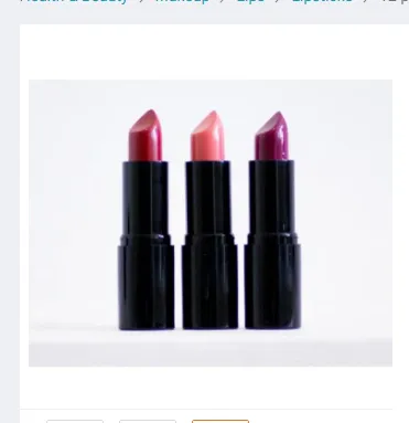 12‑pcs‑lipstick‑set‑matte‑finish‑smooth‑creamy‑Khareedo, imagecaption=12‑piece Lipstick collection with long‑lasting matte finish – available on Khareedo & Kharedo.