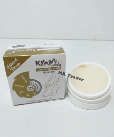 KE3N Beauty Hand & Feet Scrub 40g – 5‑in‑1 exfoliating scrub for hands, feet, underarms, elbows, neck and knees, imagecaption=KE3N Beauty 5‑in‑1 Hand & Feet Scrub (40 g) – Soft, smooth skin with Khareedo | Kharedo Check‑on‑Delivery.