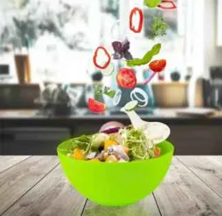 Plastic Bowl Set of 4 – colorful unbreakable kitchen bowls with free sugar pack – Khareedo & Kharedo