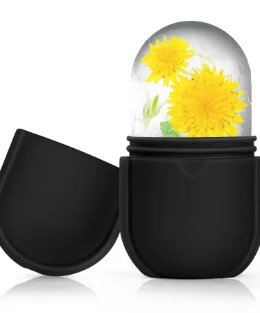 Abu Turab (أبو تراب) Beauty Ice Roller – reusable silicone face and eye massager for glowing skin, pore tightening and puffiness reduction