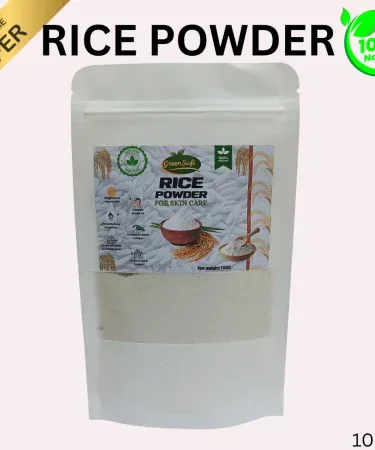 Best Organic Rice Powder (Chawal Ka Atta) 100g – natural skin brightening & anti‑aging face pack , imagecaption=Premium 100g organic rice powder for radiant skin – available on Khareedo & Kharedo ,