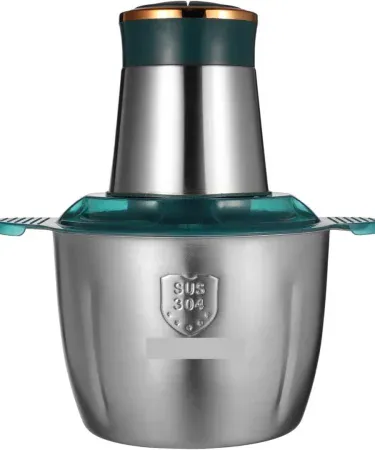 Abu Turab 3 litre food chopper with sleek modern design, imagecaption=Abu Turab (أبو تراب) 3 L Food Chopper – perfect for meat grinding and vegetable chopping,