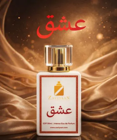 Ishq unisex luxury fragrance bottle with elegant packaging, showcasing citrus, spice, and musky‑amber notes – Khareedo & Kharedo Pakistan, imagecaption=Ishq – a bold, long‑lasting oriental perfume now available with Check on Delivery on Khareedo & Kharedo.