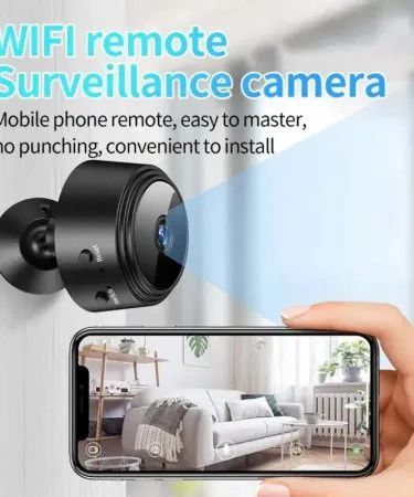 black-ABS-plastic-camera-front-view , imagecaption=Black ABS Plastic Camera – Compact and Durable ,