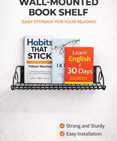 Wall Mounted Router Shelf – sturdy steel shelf for routers and networking devices mounted on a wall, perfect for home and office organization.