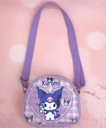 Children’s Eidi Shoulder Bag – double‑sided printed crossbody with zipper, perfect for Eid gifts,