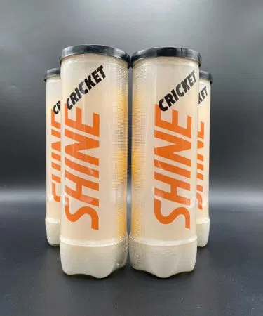 Cricket Ball SHINE pack of 3 tape balls – vibrant red and orange cricket balls for street play