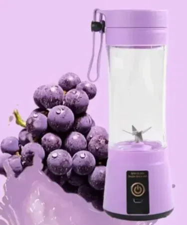 Mini Portable Juicer Blender USB rechargeable fruit mixer for smoothies and juices, imagecaption=Compact and powerful Mini Portable Juicer Blender – perfect for on‑the‑go blending in Pakistan.