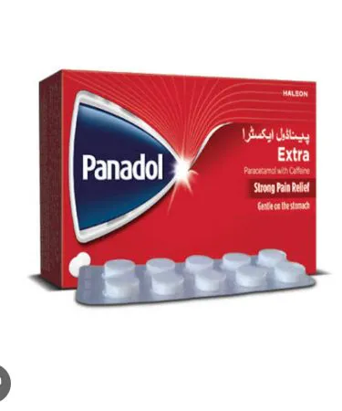 Panadol Extra 500 mg tablets – fast pain and fever relief, packaged for delivery