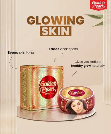 Golden Pearl Cream Original – premium skin‑care cream in elegant gold packaging, suitable for all skin types, featuring a luxurious pearl‑infused formula.