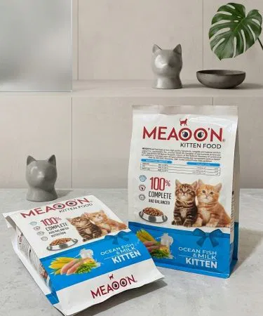 Ocean Fish and Milk Meaoon Cat Food 400g – Premium Dry Kitten Food, imagecaption=Premium Ocean Fish & Milk Meaoon Kitten Food 400g – Available on Khareedo & Kharedo with Check on Delivery