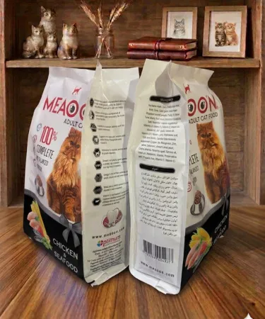 Meaoon Chicken and Seafood Cat Food 400g – high protein dry cat food in a resealable pack, imagecaption=Meaoon Chicken & Seafood Cat Food 400g – premium balanced nutrition for kittens and adult cats.