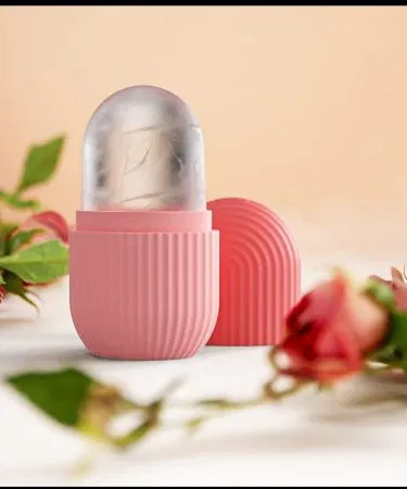 Ice Roller for Face – cooling gel core roller for skin tightening and puffiness reduction, imagecaption=Experience instant skin refresh with our reusable Ice Roller – perfect for at‑home spa, travel, and daily beauty routines.