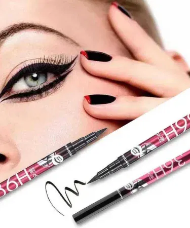 36H long lasting black eyeliner marker with precision tip, quick‑dry formula, smudge‑proof finish