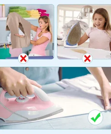 Teflon Iron Cover Protector – non‑stick iron plate cover for silk, wool, cotton and delicate fabrics