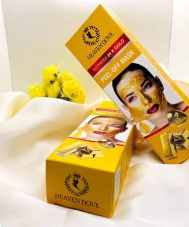 Peel off mask product image showing smooth, radiant skin after use, imagecaption=Premium peel off mask – instant skin renewal, perfect for blackheads and dullness.
