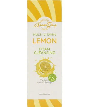 Multi‑Vitamin Lemon Foam Cleansing 100 ml bottle – refreshing lemon foam cleanser, imagecaption=Multi‑Vitamin Lemon Foam Cleansing 100 ml – vibrant lemon scent, perfect for daily skin care,