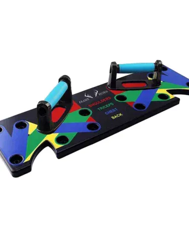 Multi‑Functional Push Up Board with Pull‑Up Bar, Foldable Design, Hand Gripper and Weightlifting Bar – Khareedo Kharedo