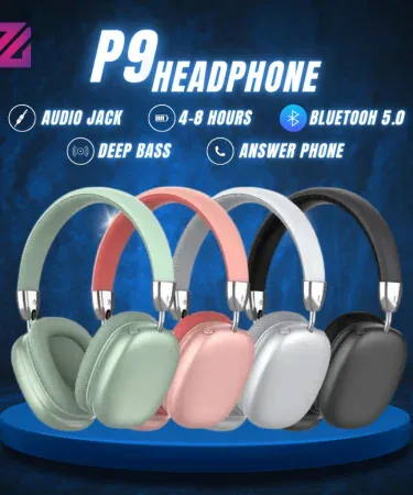 Cat Ear Wireless Bluetooth Headphones with LED Lights – Foldable Over‑Ear Gaming & Music Headset for Girls and Kids, imagecaption=LED cat‑ear Bluetooth headset perfect for gaming, music, and online classes – available on Khareedo | Kharedo.