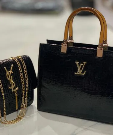 Combo crocodile ladies handbag – high quality box and file bag – Khareedo & Kharedo Pakistan, imagecaption=Premium combo crocodile ladies handbag collection available on Khareedo and Kharedo with Check on Delivery service.