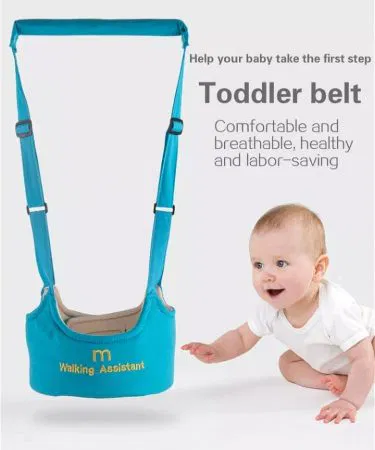 Baby Walk Walker Assistant – breathable Moon Walk Trainer harness for safe first steps, lightweight and adjustable for indoor and outdoor use