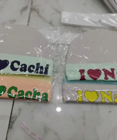 Personalized China baby cap with family name for a newborn boy, soft cotton material, vibrant colors