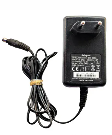 12V-1A-Power-Adapter-with-8ft-Cord-2.1mm-x-5.5mm-Plug