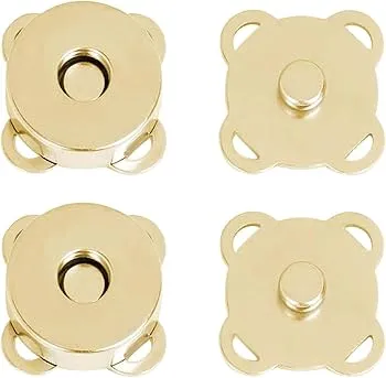 DIY magnetic buttons 20mm silver set for purses, bags and clothing – Khareedo | Kharedo