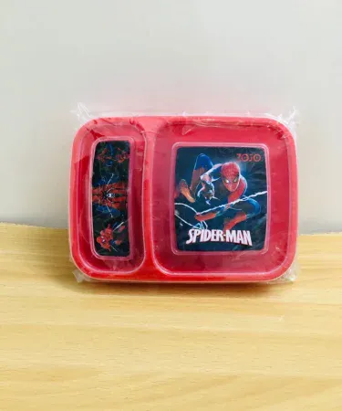 Kids cartoon themed lunch box with vibrant colors and sturdy lid, perfect for school meals, imagecaption=Fun and colorful cartoon lunch box for kids – ideal for school, picnics, and outdoor activities.