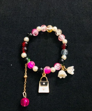 DIY beads breaclets – vibrant handmade bracelet designs for women and girls, imagecaption=Colorful DIY bead bracelets available in multiple designs – shop now on Khareedo | Kharedo.