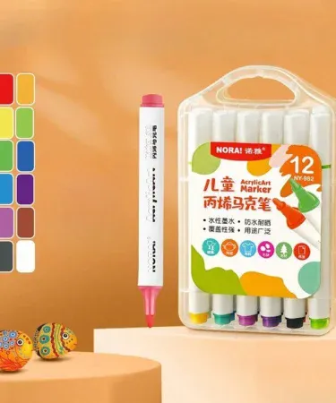 acrylic-markers-pack-of-12-best-quality-vibrant-colors