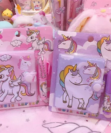 Random‑design note book with pen for boys and girls, compact school stationery, Khareedo Kharedo COD delivery