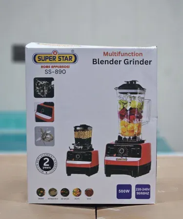 Superstar Juicer Blender 4‑in‑1 kitchen appliance with stainless steel blades and large 1.5 L jar