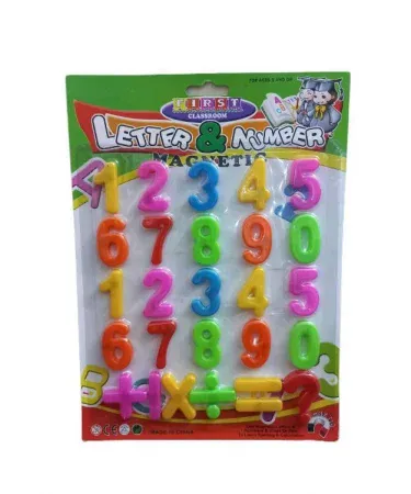 Magnetic Alphabets English Urdu Numeric set for kids learning on fridge surface