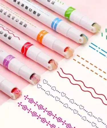 Drawing Liner Markers pack of 6 – vibrant, smooth‑flow art markers for sketching and illustration, imagecaption=Drawing Liner Markers (Pack of 6) – Available on Khareedo & Kharedo with Check on Delivery ,