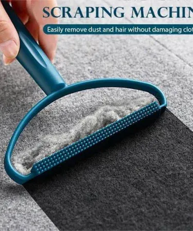 2in1 Plastic Manual Clothes Lint Remover mix random colour, easy handheld lint brush for clothes, fabric and pet hair