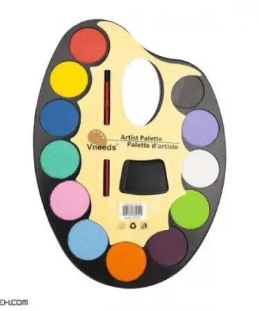 12‑color Water Colors Paint Set – vibrant artist palette – Khareedo Kharedo, imagecaption=Water Colors Paint Set 12 Colors – perfect for sketching, blending and creating vivid artwork,