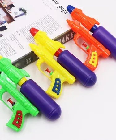 Kids water gun in bright colors, perfect for outdoor summer play, imagecaption=Vibrant multi‑color kids water gun – powerful spray for ages 5+ – available now on Khareedo | Kharedo,