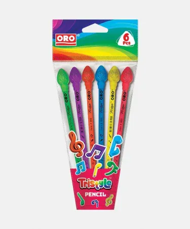 Pencil with Eraser Topper pack of 6 – high‑quality HB pencils with eraser tops for school and office use