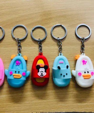 Kids cartoon character keychain – colorful, fun, and durable keyring for children , imagecaption=Vibrant cartoon character keychain perfect for kids’ backpacks and gifts – available on Khareedo & Kharedo across Pakistan ,
