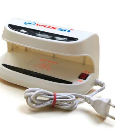 Money Checker Machine Fake Note Detector Original Woxson with UV lamp and on/off switch, suitable for PKR and all currencies