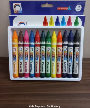 Colors Crayons 12 pc Packet – vibrant non‑toxic crayons for kids and artists, perfect for school and home art projects.